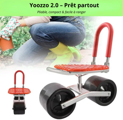Yoozzo 2.0  – Siège roulant de jardin 360°