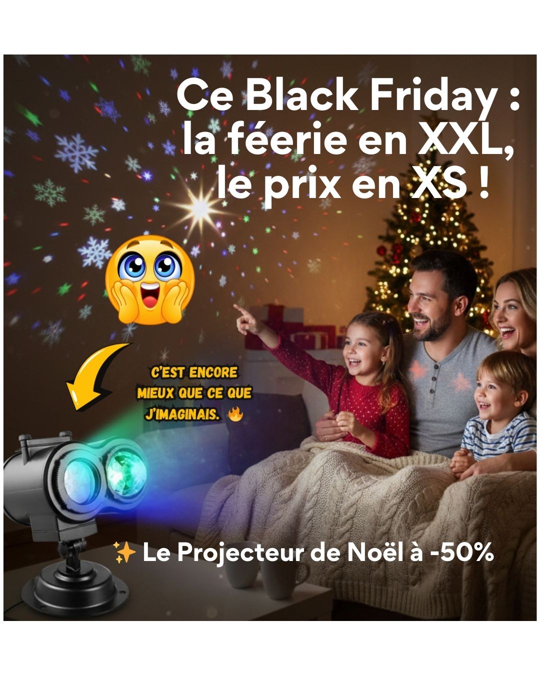 Yoozzo Projecteur de Noël