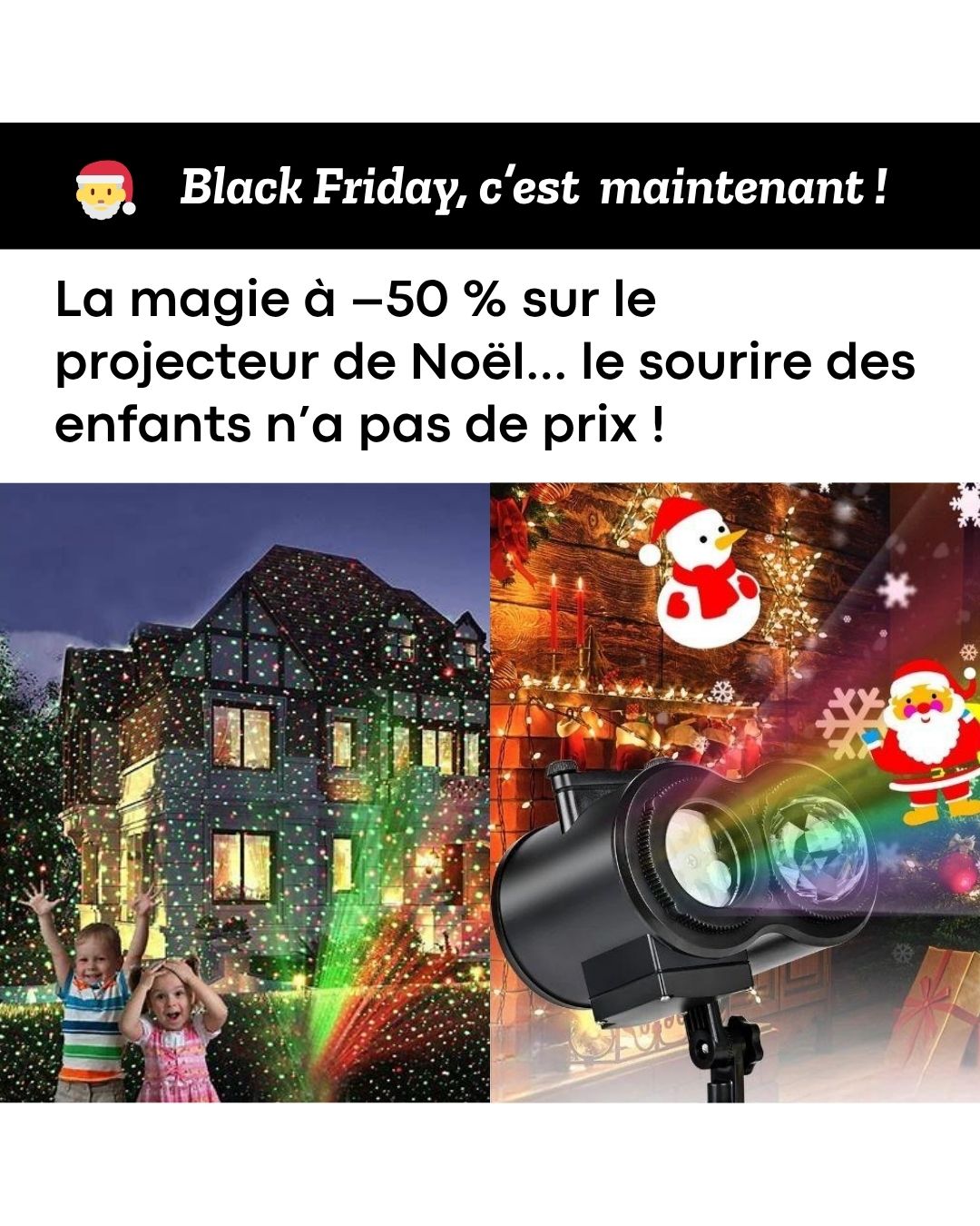 Yoozzo Projecteur de Noël